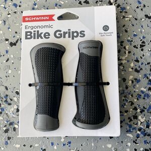 SCHWINN ERGONOMIC‎ TRI LAYER GEL COMFORT BLACK / GRAY BIKE GRIPS SW75823A